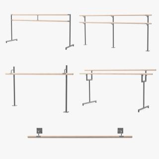 3D Ballet Barres Collection 3