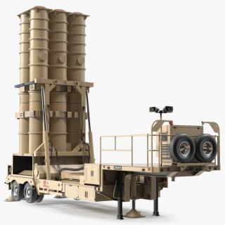 3D Israels Arrow-3 Missile Defense System model