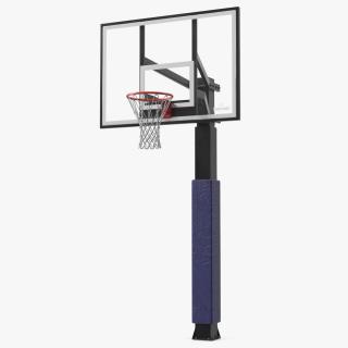 3D model Ground Outdoor Basketball Hoop