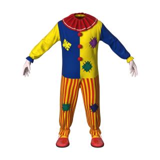 3D model Boys Clown Suit