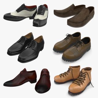 Man Shoes Collection 7 3D