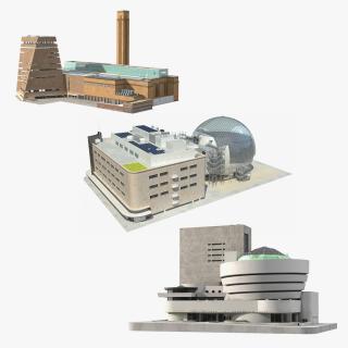 3D Museums Collection model