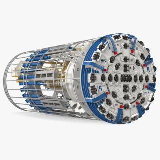 Tunnel Boring Machine Cutterhead 3D