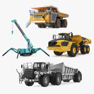 3D Heavy Construction Machinery Collection 2