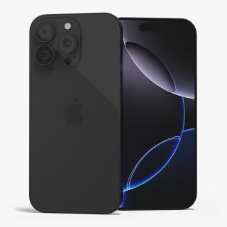 3D IPhone 16 Pro Black Titanium model