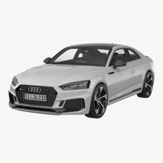 Audi RS5 2017 Simple Interior 3D model