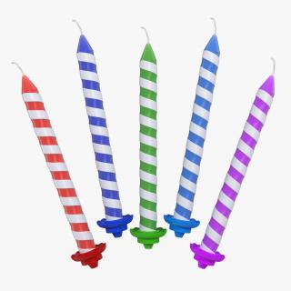 3D model Birthday Candles Set