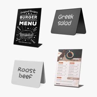 Chalkboard Signs Collection 2 3D model