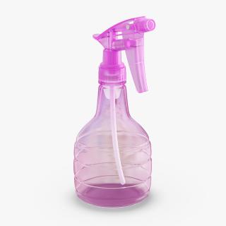 3D Empty Spray Bottle model