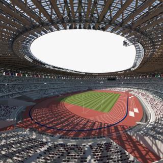 Multi-Purpose Olympic Stadium 3D model