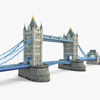 Tower Bridge London 3D model