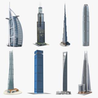 Skyscrapers Collection 6 3D model