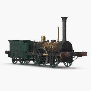 Old Locomotive Planet by Robert Stephenson 3D