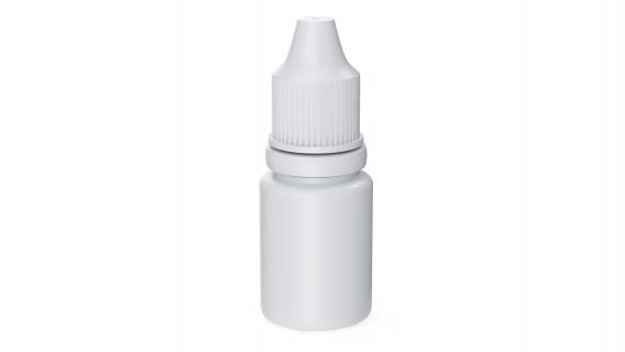 3D Plastic Dropping Bottle 10ml model