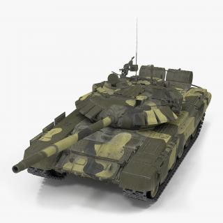 3D model T72 Main Battle Tank Camo