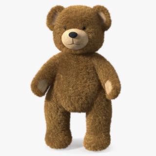 3D model Teddy Bear Brown Fur