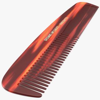 Pocket Comb Brown 3D