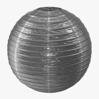 3D model Round Paper Lantern White