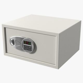 3D Digital Safe White model