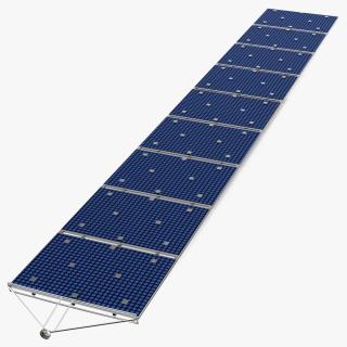 Satellite Solar Panel Array 2 3D model