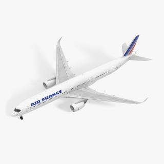 Airbus A350-1000 Air France 3D