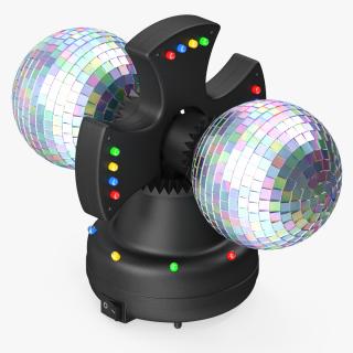 Twin Disco Mirror Ball Switched on 3D model