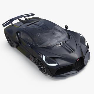 3D Bugatti Divo Black model