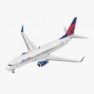 3D model Boeing 737-800 Delta Air Lines