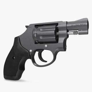 3D model Small Black Revolver