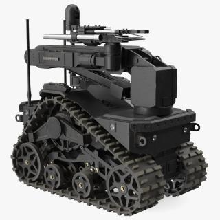 3D Worn Tracked Robot System Black