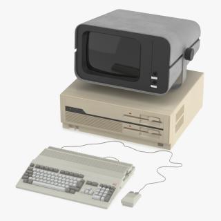 Retro Style Personal Computer 3D model