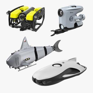 3D model Underwater Robots Collection 3