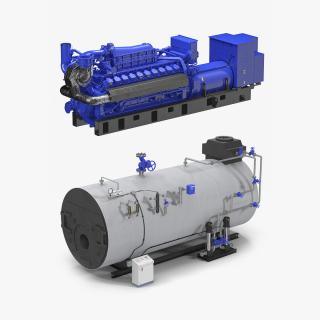 3D model Gas Generators Collection