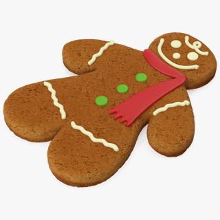 Gingerbread Men Cookie 3D