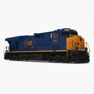 3D CSX GE AC6000CW Locomotive