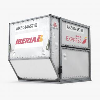 3D model Airport Container Iberia Cargo