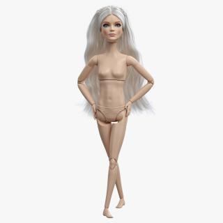 Barbie Doll Without Clothes 3D