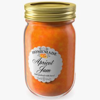 3D model Jam Jar Apricot