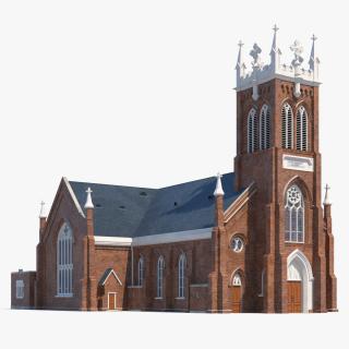 3D model Vincent Ferrer Catholic Church