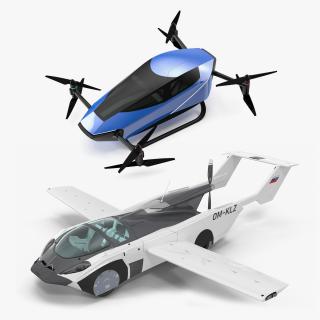 Flying Cars Collection 3D