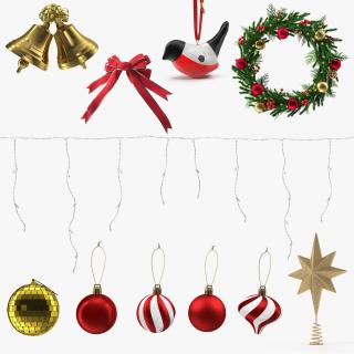 3D Christmas Decor Collection 4 model