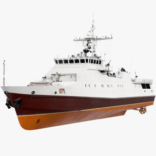 3D Coast Guard Ship