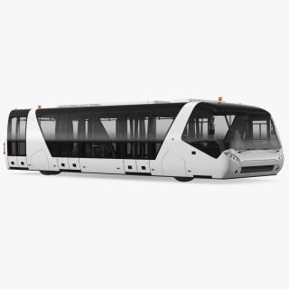 Airside Passenger Bus Simple Interior 3D