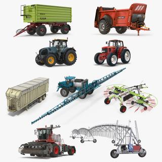 Farm Equipment Collection 3 3D