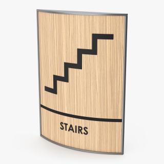 3D model Stairs Compliance Sign(1)