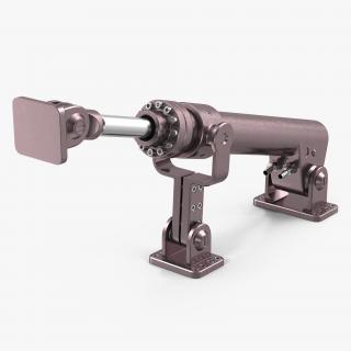 Anodized Hydraulic Cylinder 8 3D model