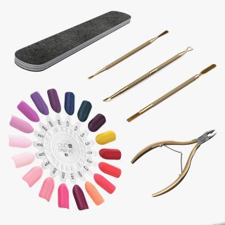 Manicure Tools Collection 2 3D