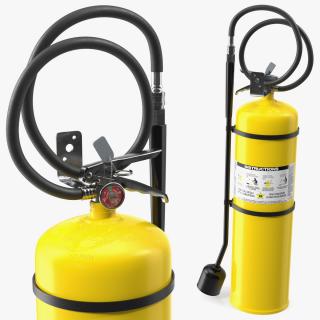 Class D Copper Powder Fire Extinguisher 3D model