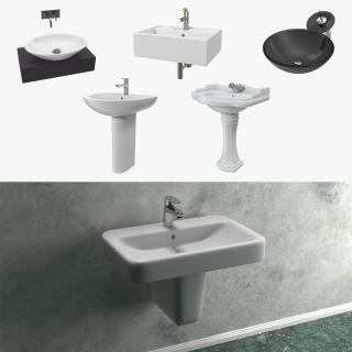 3D model Bathroom Sinks 3D Models Collection