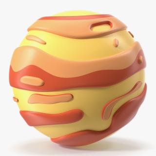 3D model Cartoon Planet Venus